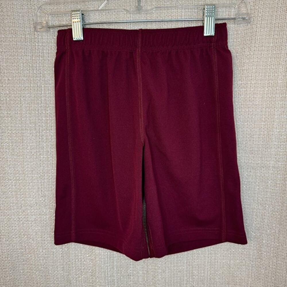 Lands' End NWOT boys burgundy active mesh gym shorts size medium